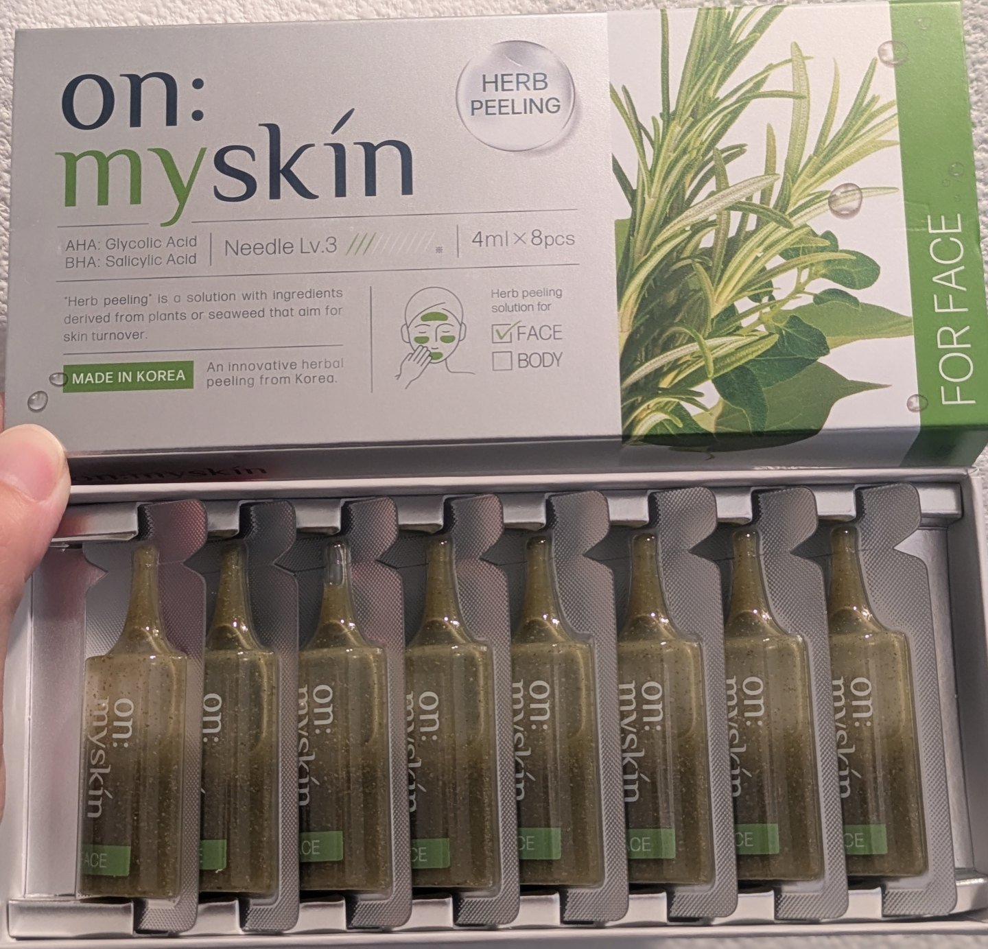 ハーブピーリング/on:myskin/ピーリングを使ったクチコミ（1枚目）