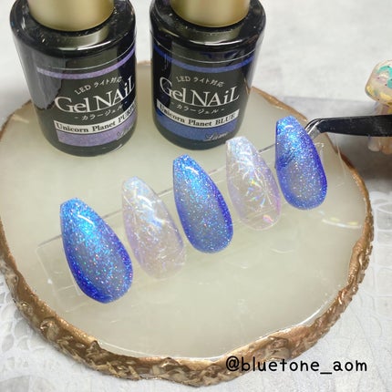 ジェルネイル(ライト対応)/セリア/ジェルネイルを使ったクチコミ(5枚目)