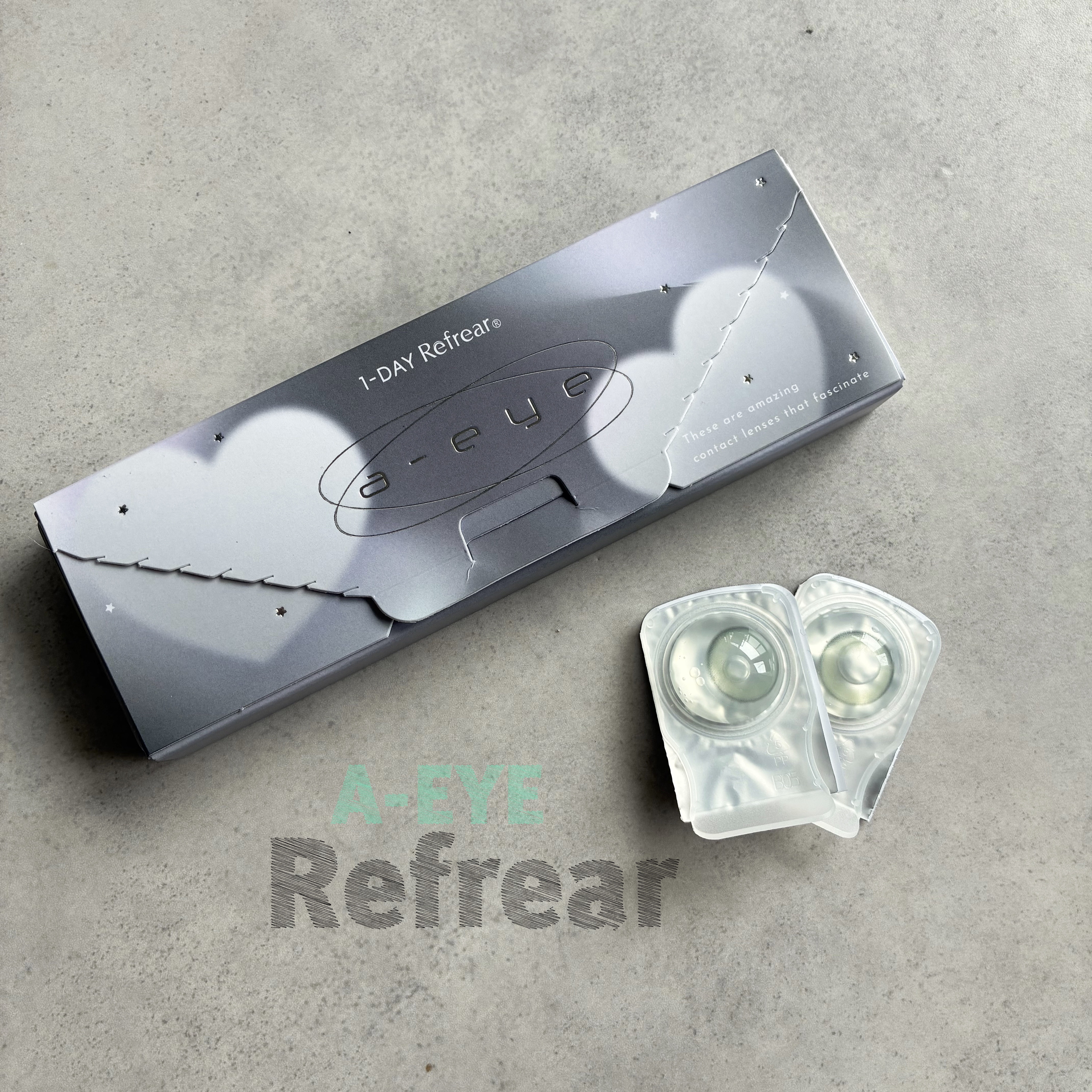 
✨A-EYE Refrear〈1DAY〉

まるでフィルターみたいに、さりげなく盛れるカラコン発見…！🫧🤍

最近使い始めた A-EYE Refrear のワンデー、
これほんとに“自然に盛れる”ってこういうこと…！ってなるくらい、
