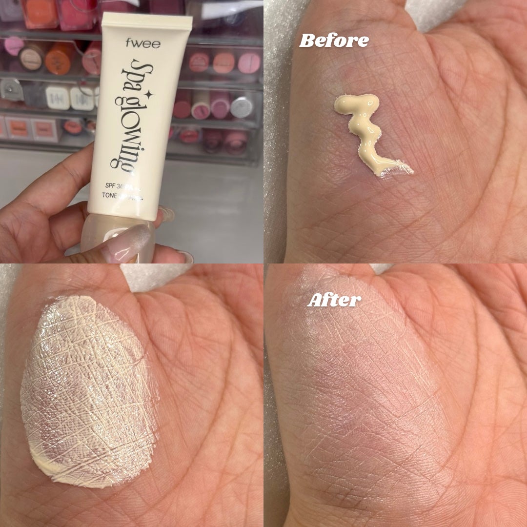 スパグロウUVトーンアップベース/fwee/化粧下地を使ったクチコミ(3枚目)
