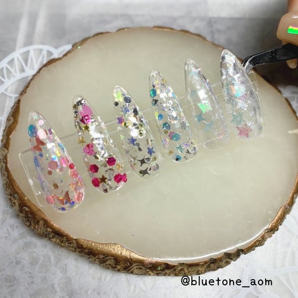 ホリデーグリッター/WSPT JAPAN/ネイル用品を使ったクチコミ(4枚目)