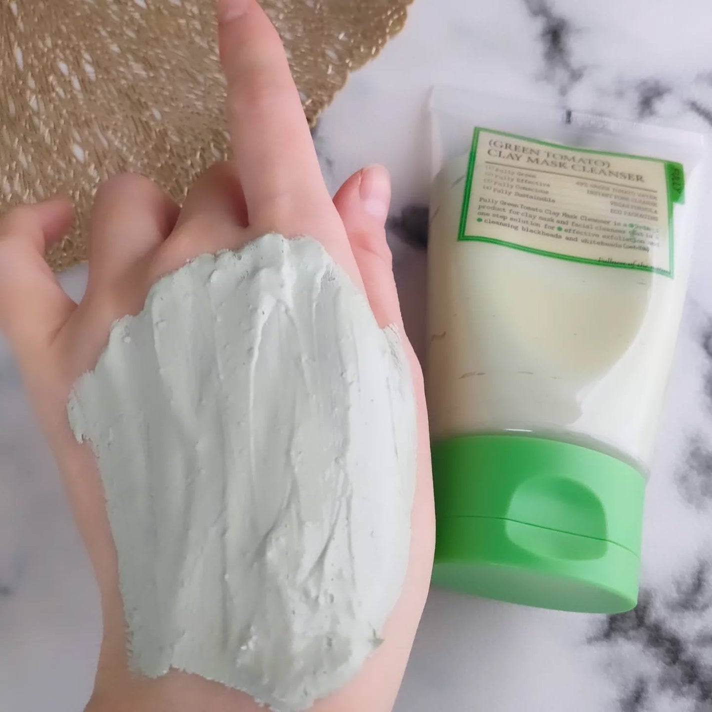 グリーントマトクレイマスククレンザー/FULLY/洗い流すパック・マスクを使ったクチコミ(5枚目)