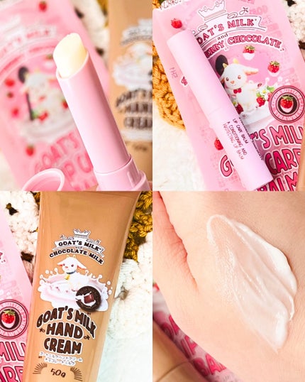 ゴートミルクリップケアバーム/GOAT'S MILK/リップバームを使ったクチコミ(2枚目)