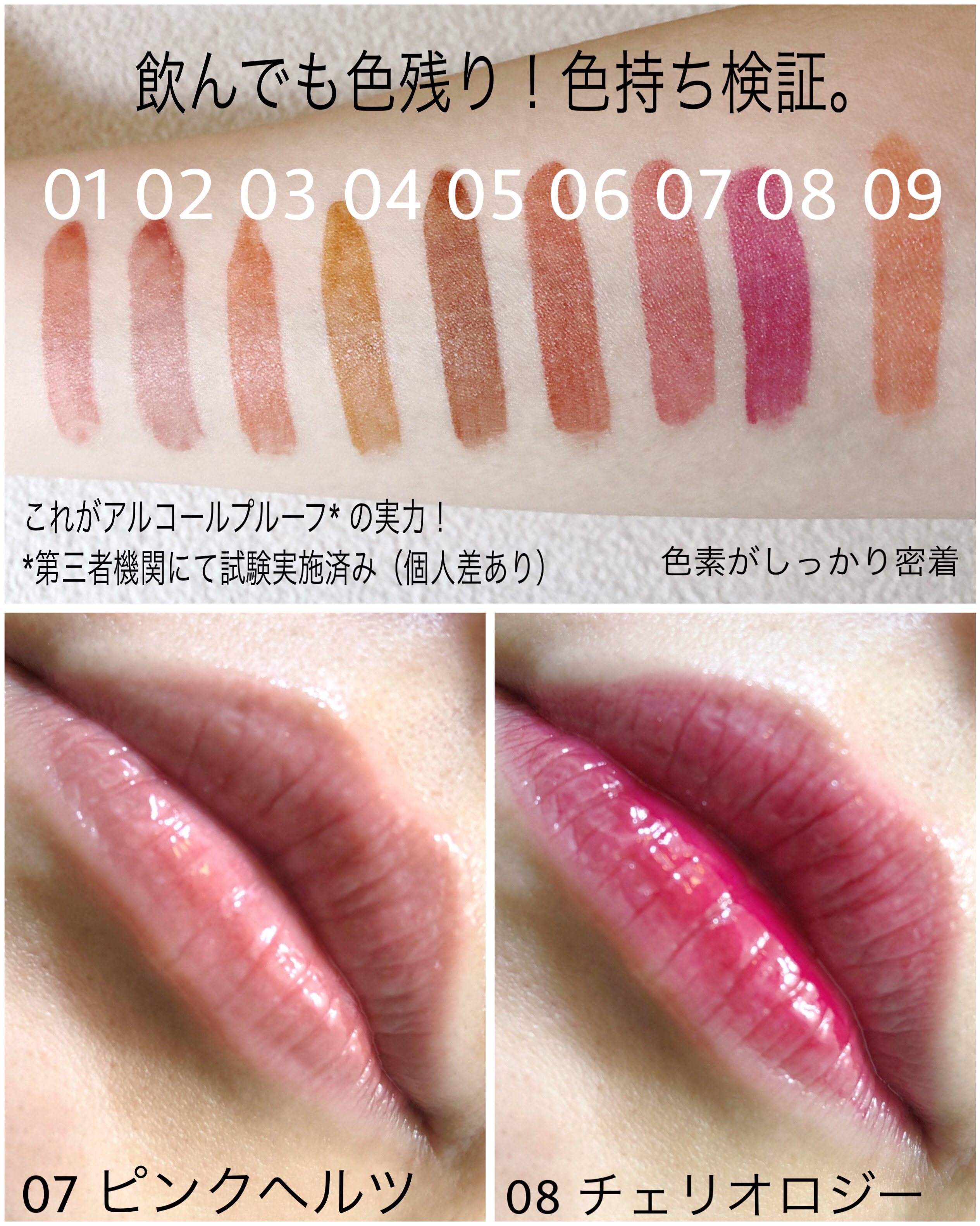 Dewy Syrup Tint/EITHER＆/口紅を使ったクチコミ（3枚目）