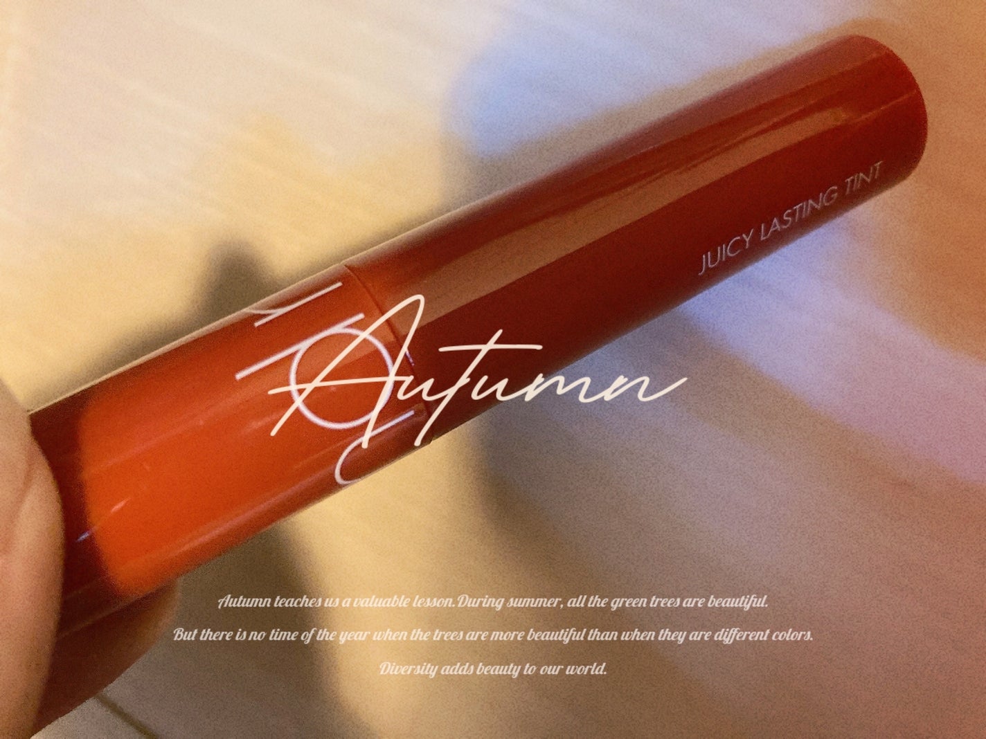 ジューシーラスティングティント/rom&nd/リップティントを使ったクチコミ(1枚目)