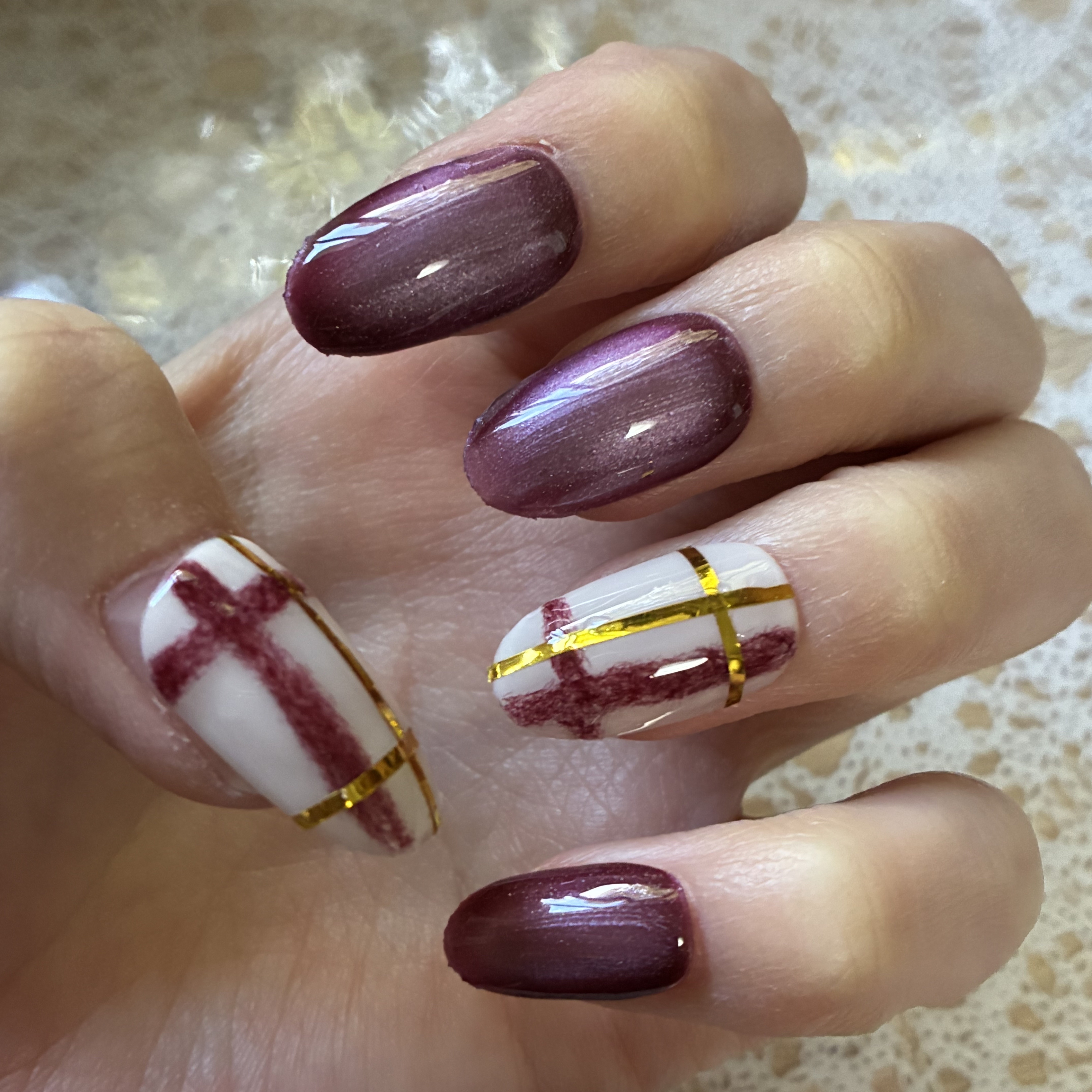 ジェルネイル（ライト対応）/セリア/ジェルネイルを使ったクチコミ（2枚目）