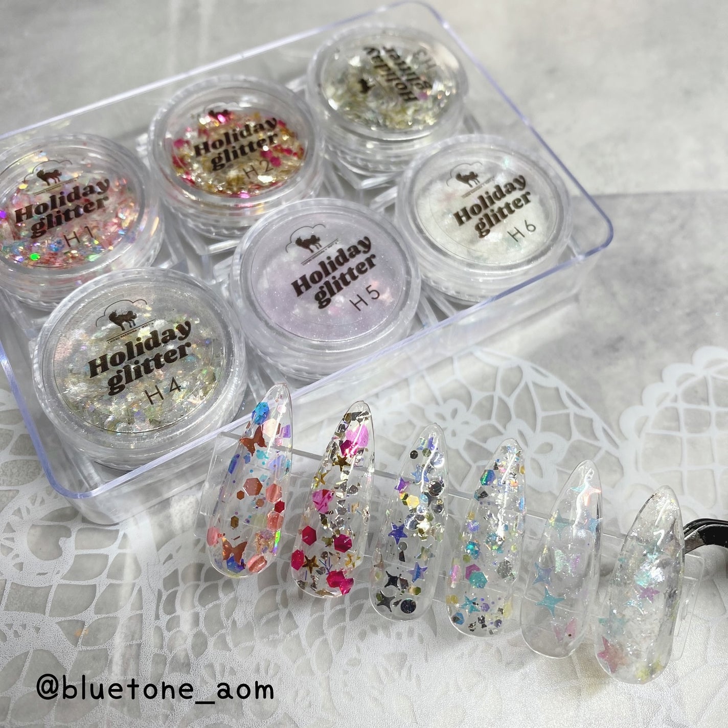 ホリデーグリッター/WSPT JAPAN/ネイル用品を使ったクチコミ(5枚目)