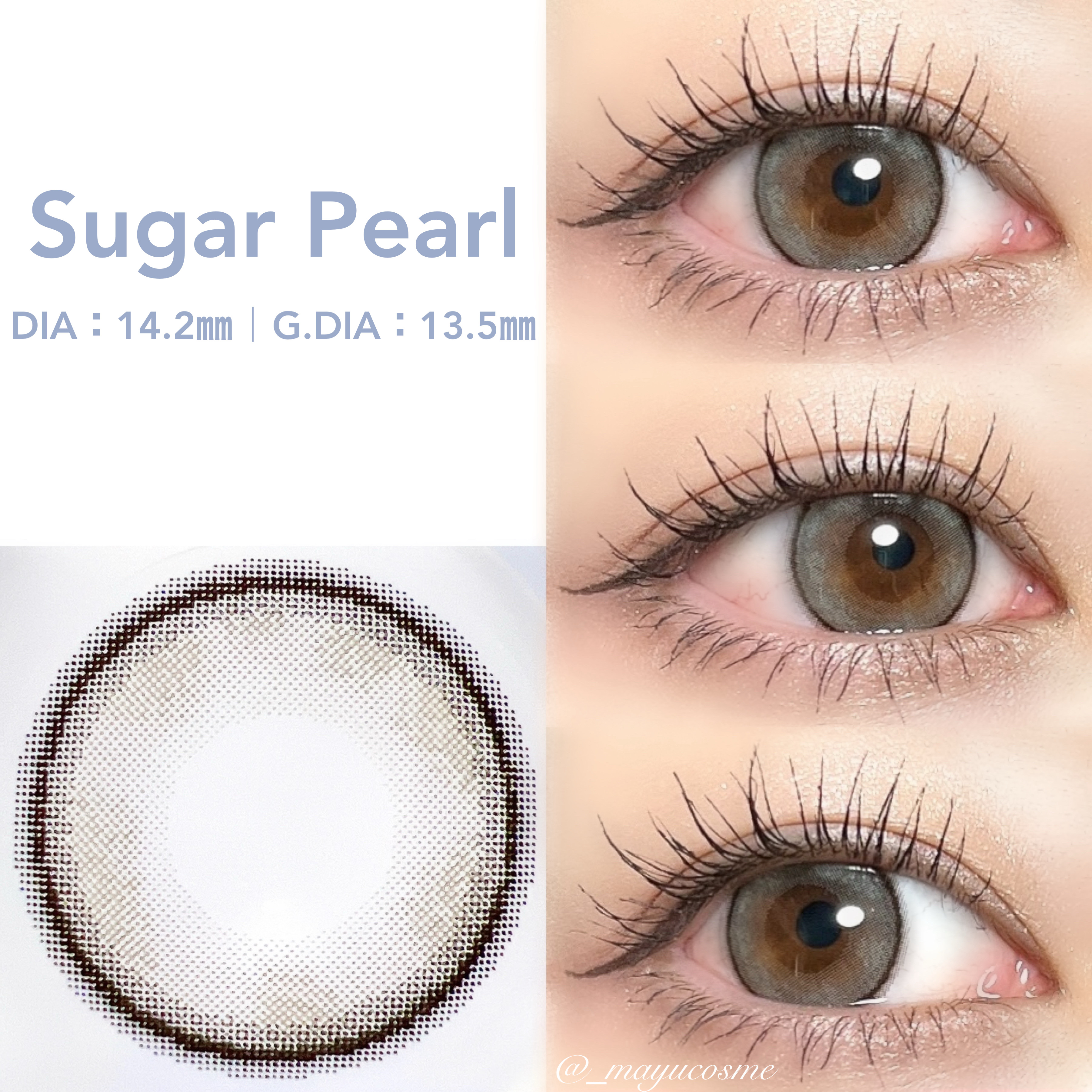 feliamo 1day ブリュレパール/feliamo/ワンデー（１DAY）カラコンを使ったクチコミ（3枚目）