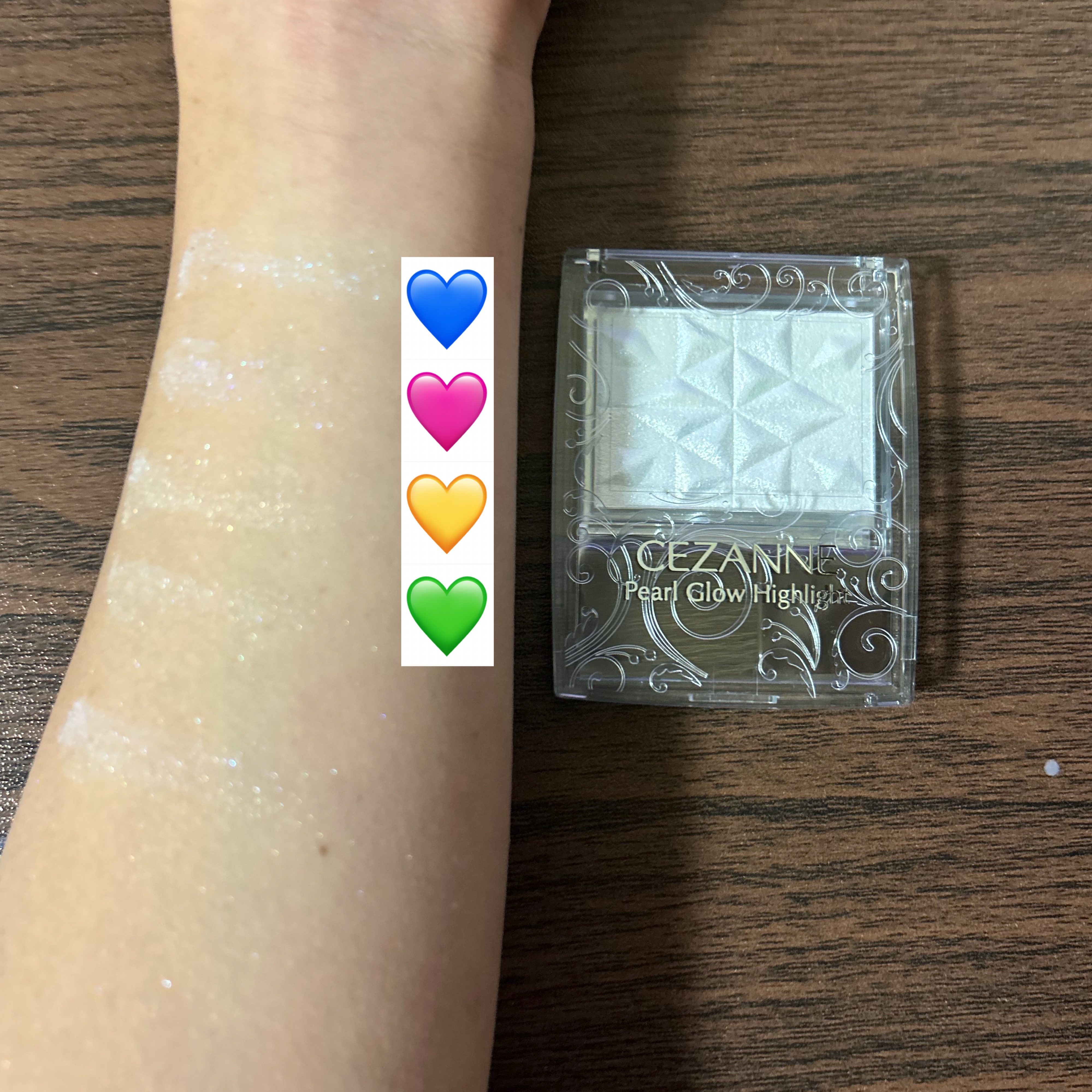 パールグロウハイライト　SP3/CEZANNE/ハイライトを使ったクチコミ（2枚目）