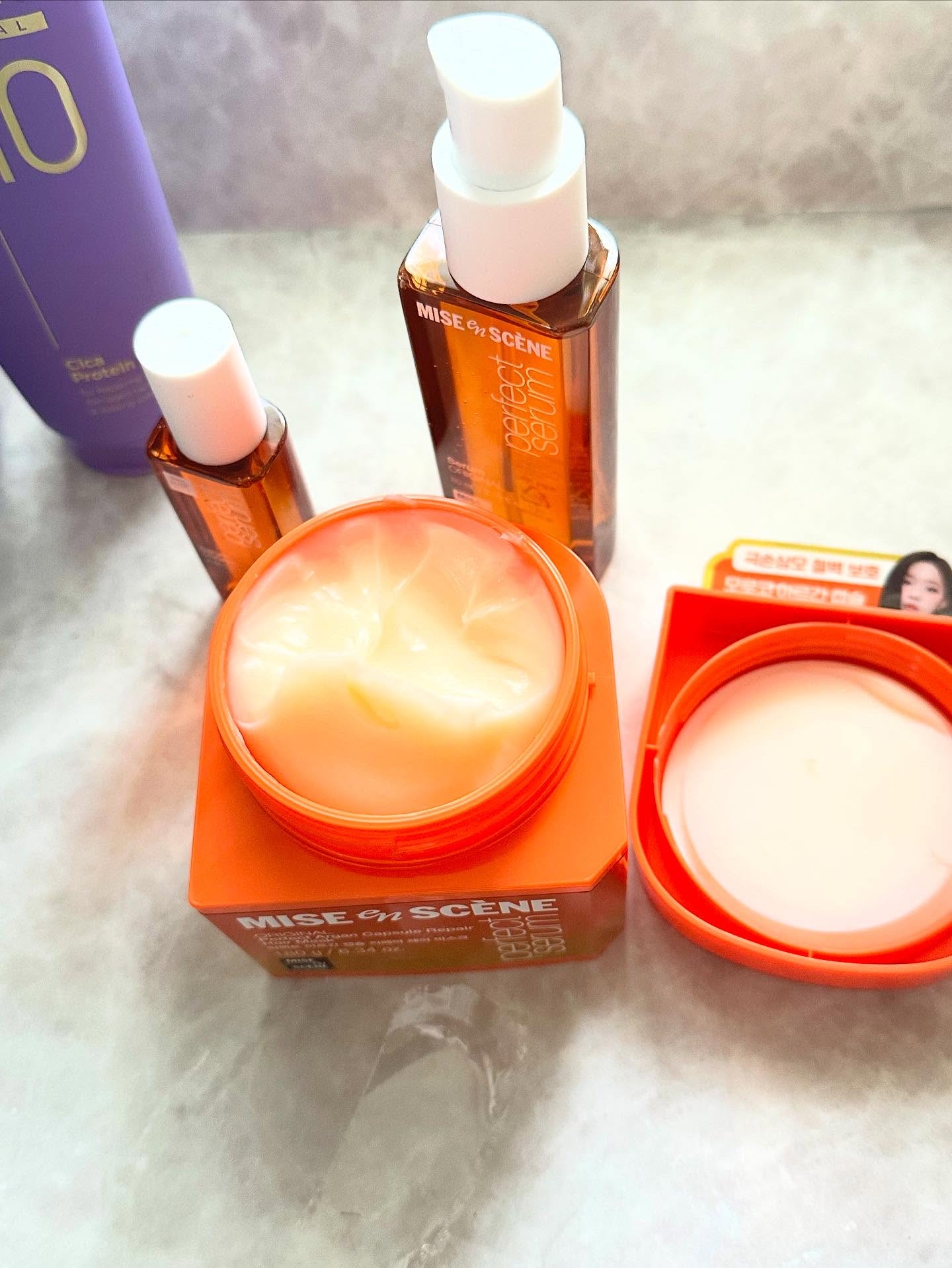 miseenscene パーフェクトアルガンカプセルリペアヘアマスクのクチコミ「#PR#提供#当選

@qoo10.official 様の
ミジャンセンプレゼントキャンペーン.....」（2枚目）