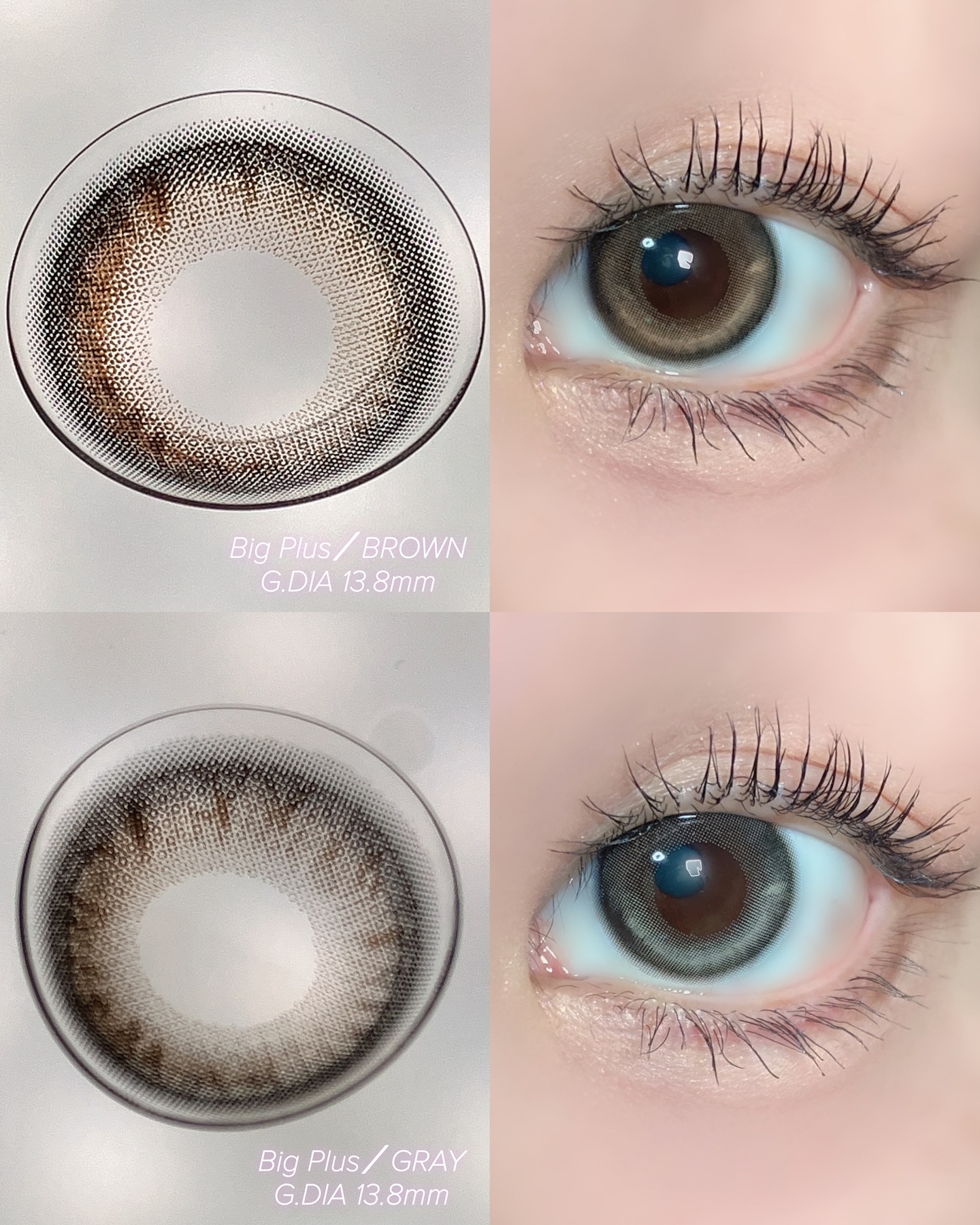 One & Only Kristin/Hapa kristin/カラーコンタクトレンズを使ったクチコミ（3枚目）