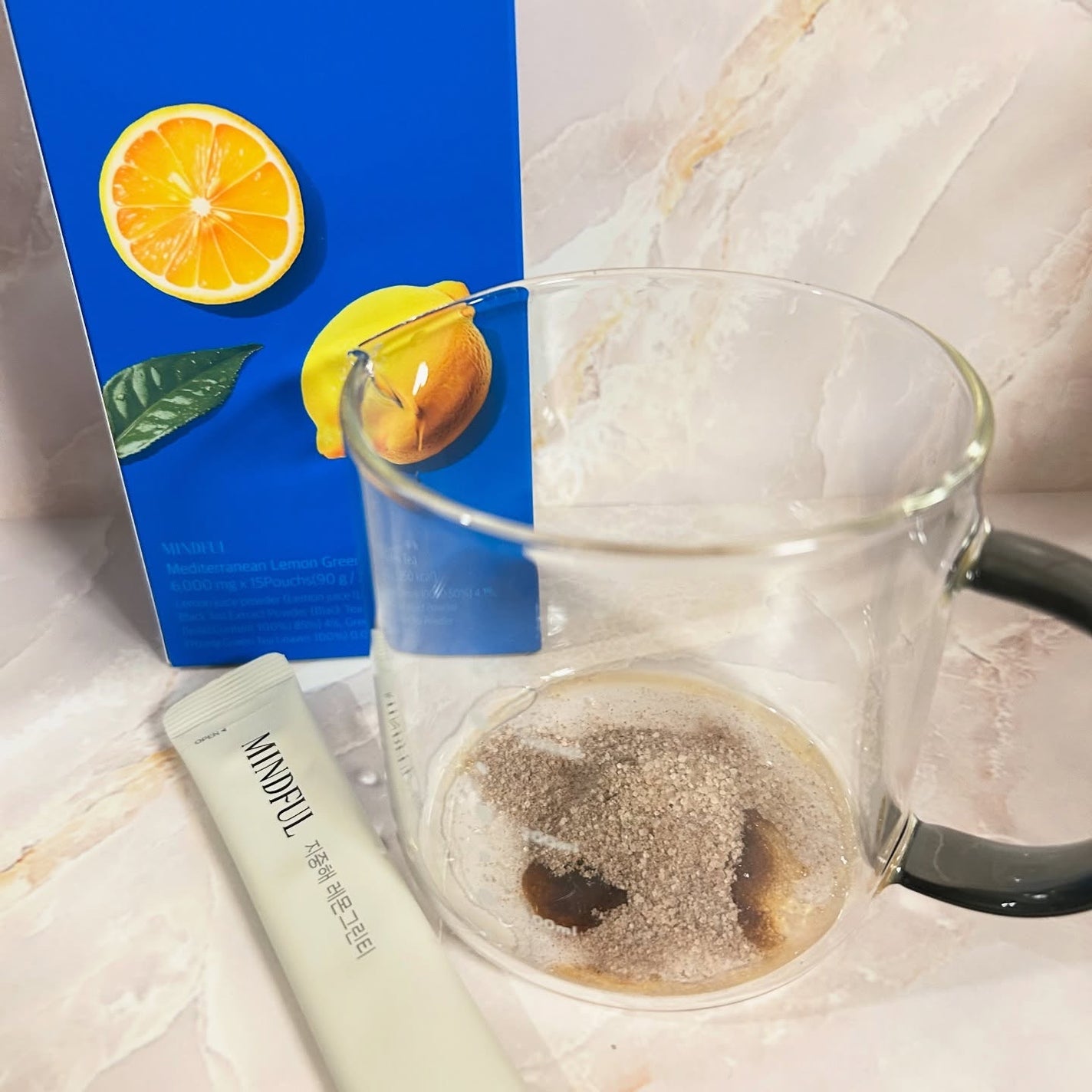 マインドフル地中海レモングリーンティー /FOODOLOGY/美容ドリンクを使ったクチコミ(2枚目)