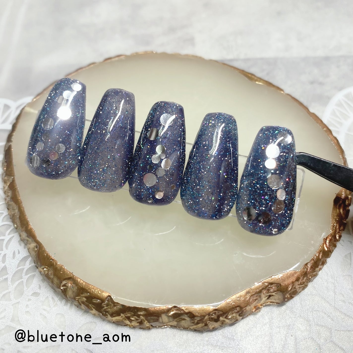 ⋆͛🦖⋆͛aomi on LIPS 「オリジナルフラッシュ夜空のイメージで作ったフラッシュ🌌⋆✦いい..」(1枚目)