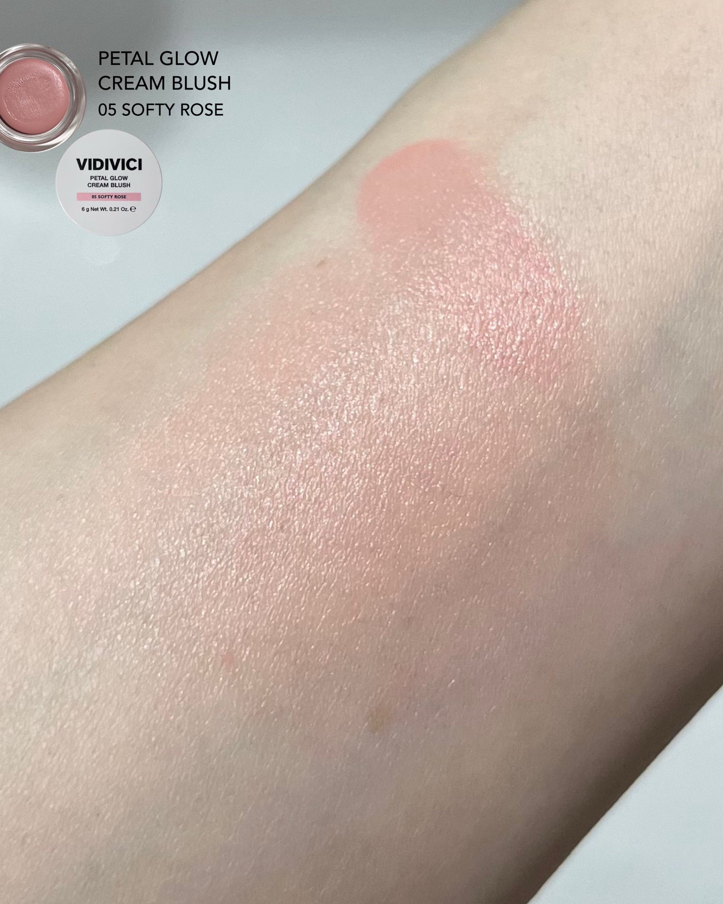 ペタルグロウクリームチーク/VIDIVICI/ジェル・クリームチークを使ったクチコミ(3枚目)