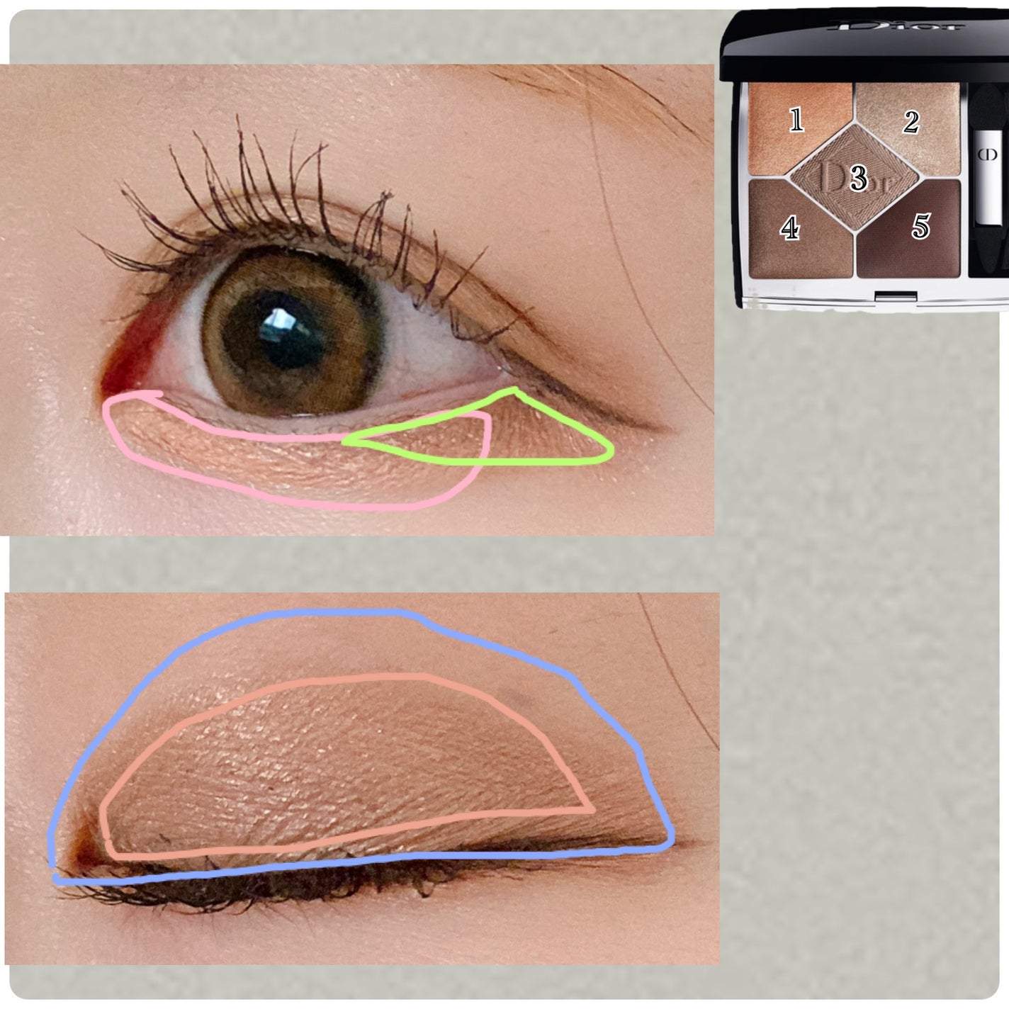 ディオールショウ サンク クルール/Dior/アイシャドウを使ったクチコミ(2枚目)