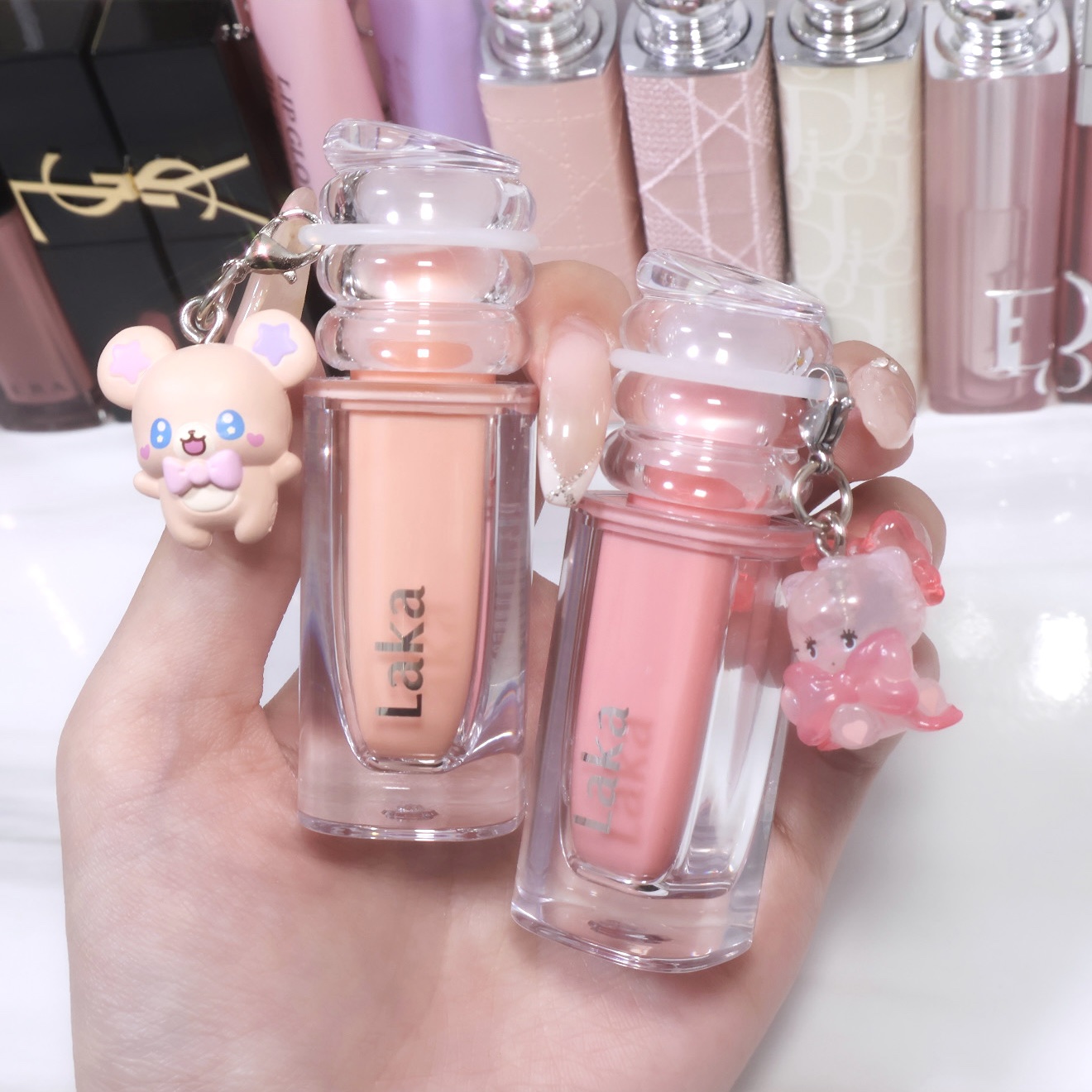 ラカ　マキシグレイヤーティント ＃606　ミーニング/Laka/リップティントを使ったクチコミ（1枚目）