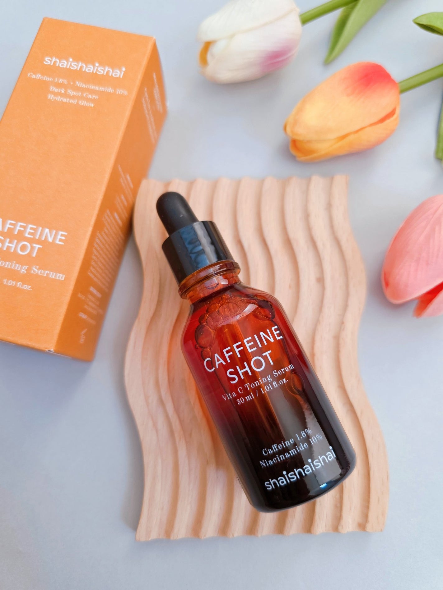 カフェインショット ビタC トーニングセラム/shaishaishai/美容液を使ったクチコミ(1枚目)