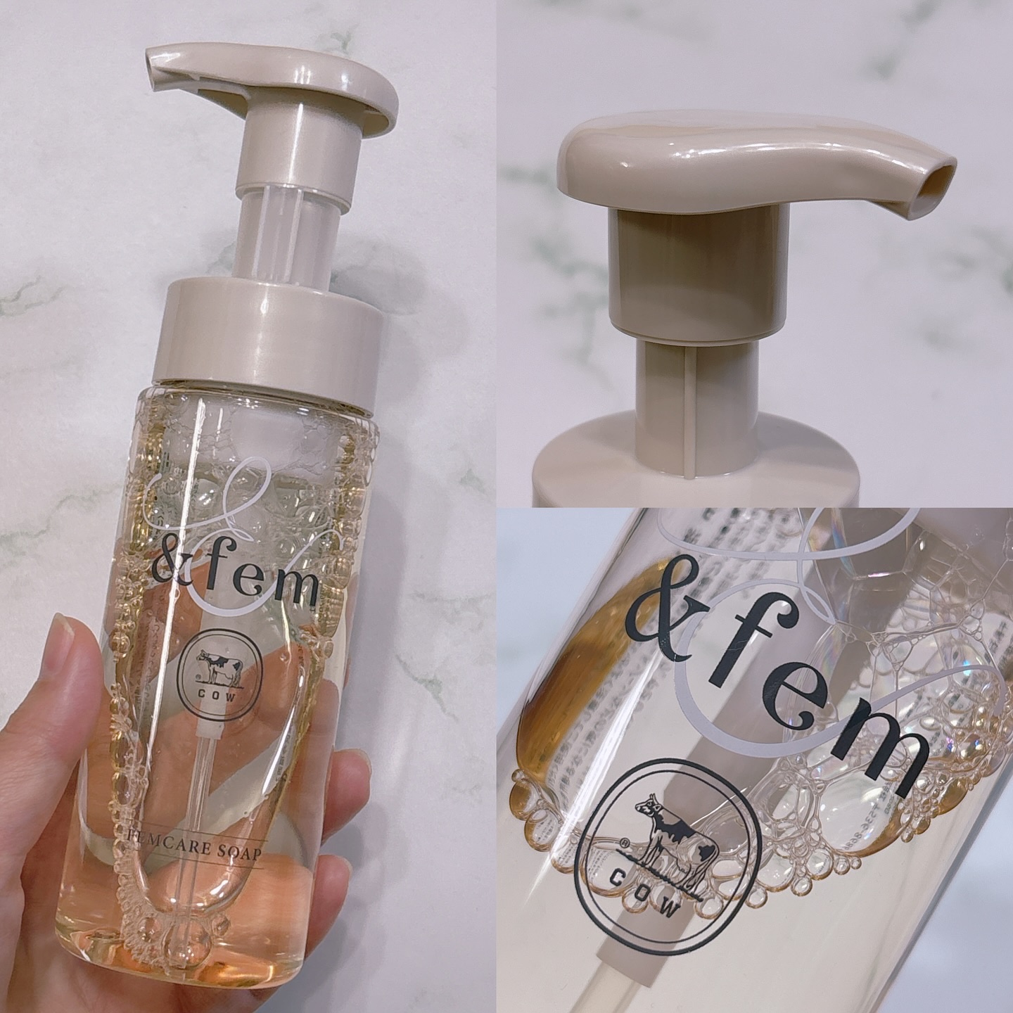 アンドフェム フェムケア泡ソープ/＆fem/デリケートゾーンケアを使ったクチコミ（2枚目）