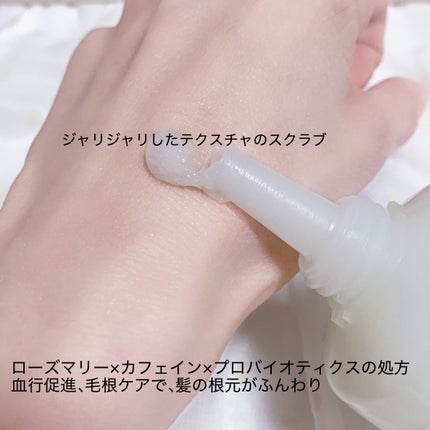 ローズマリー スカルプ スクラブ/AROMATICA/ヘッドスクラブを使ったクチコミ(3枚目)