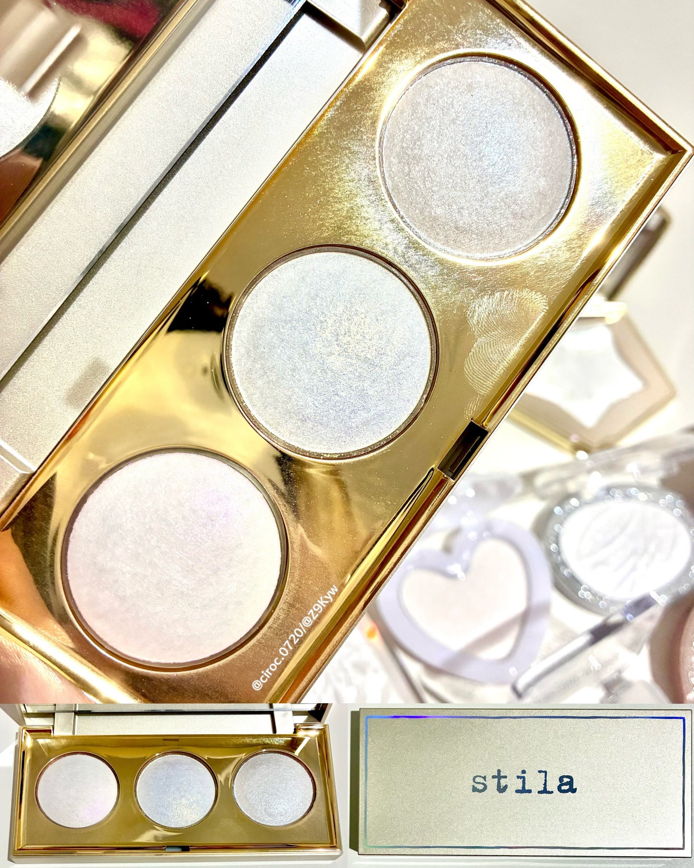 スターダストダイヤモンドハイライトパウダー/PERFECT DIARY/パウダーハイライトを使ったクチコミ(3枚目)