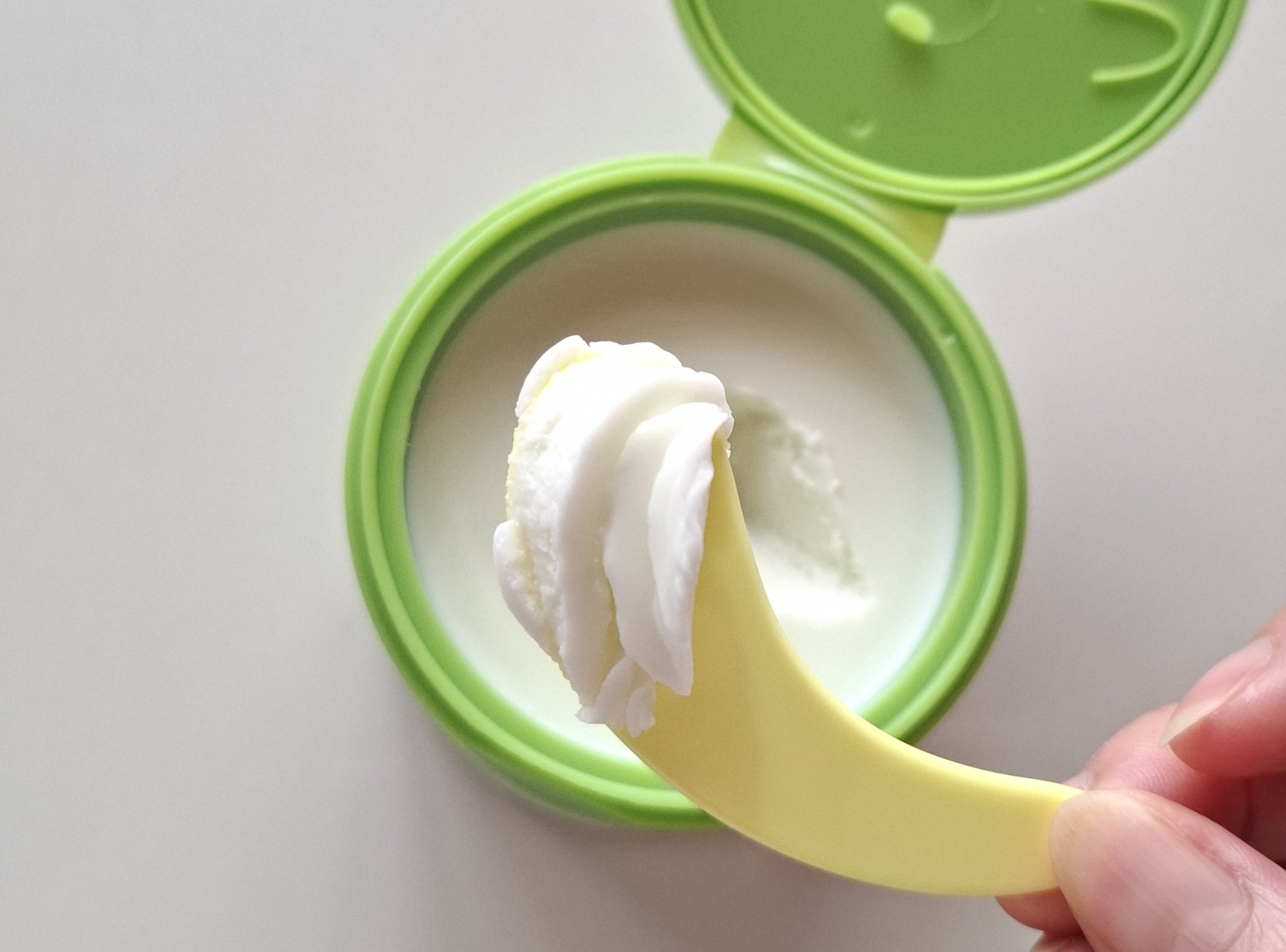 緑豆毛穴クレンジングミルクバーム/beplain/クレンジングバームを使ったクチコミ（2枚目）