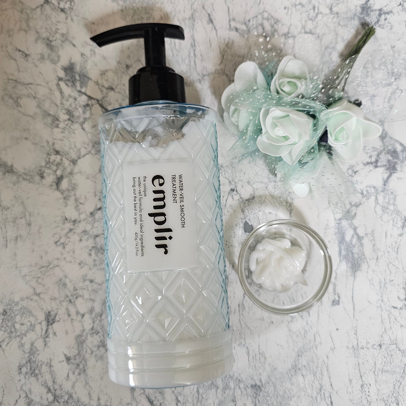 ウォーターベール スムース シャンプー/トリートメント/emplir/市販シャンプーを使ったクチコミ(4枚目)