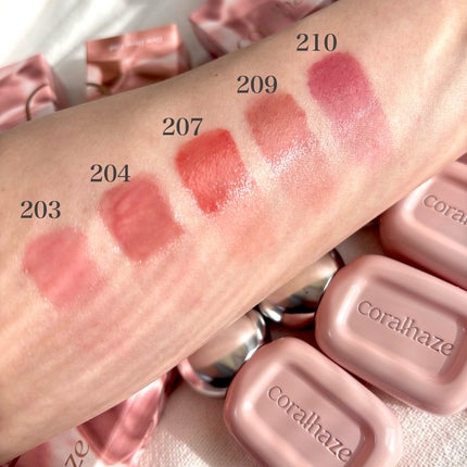 デュー ドロップ ティント/Coralhaze/リップティントを使ったクチコミ(2枚目)