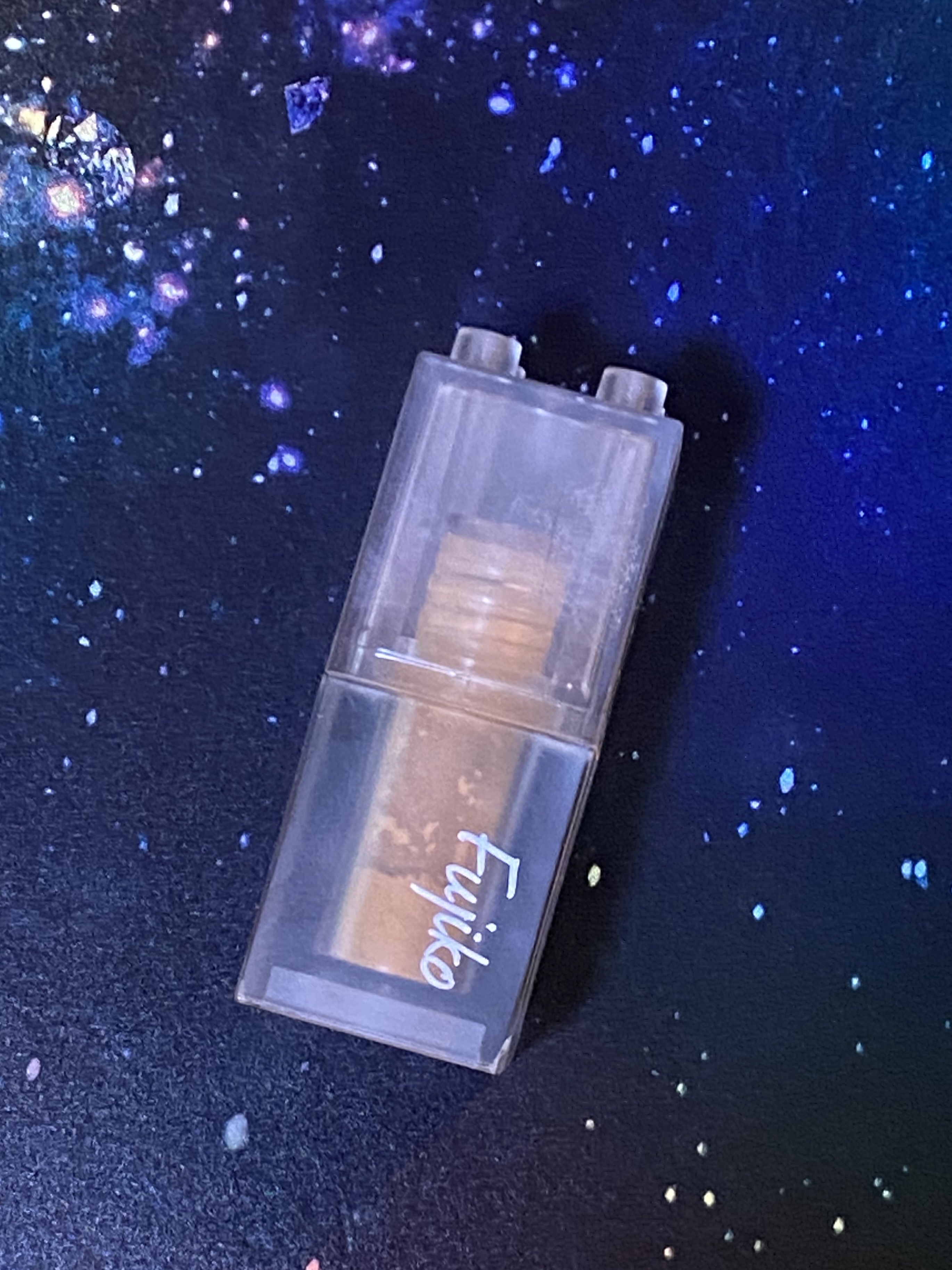 ミニエアリーディップパウダー 03 洗練BEIGE/Fujiko/単色アイシャドウを使ったクチコミ（1枚目）