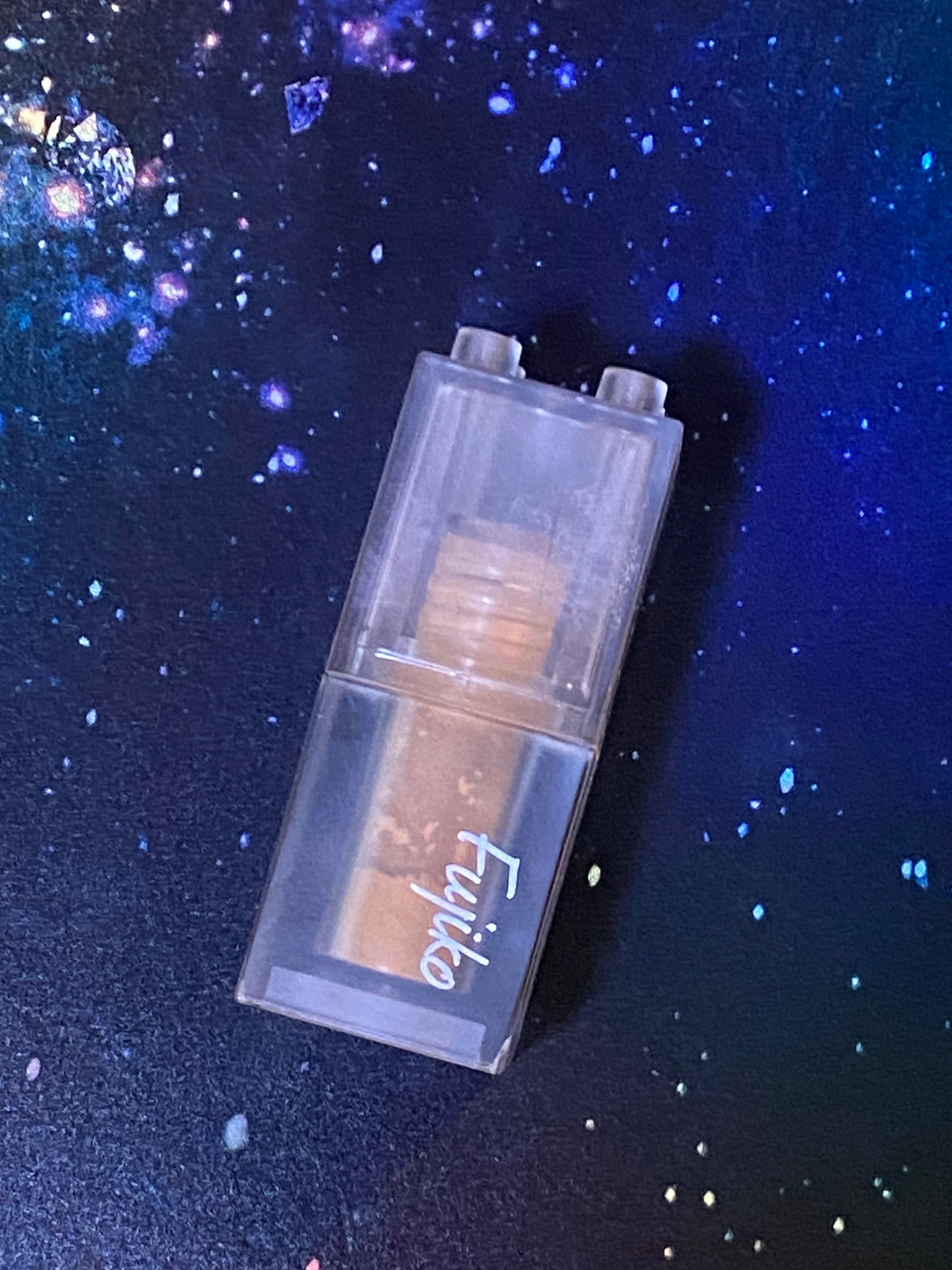 ミニエアリーディップパウダー/Fujiko/単色アイシャドウを使ったクチコミ(1枚目)