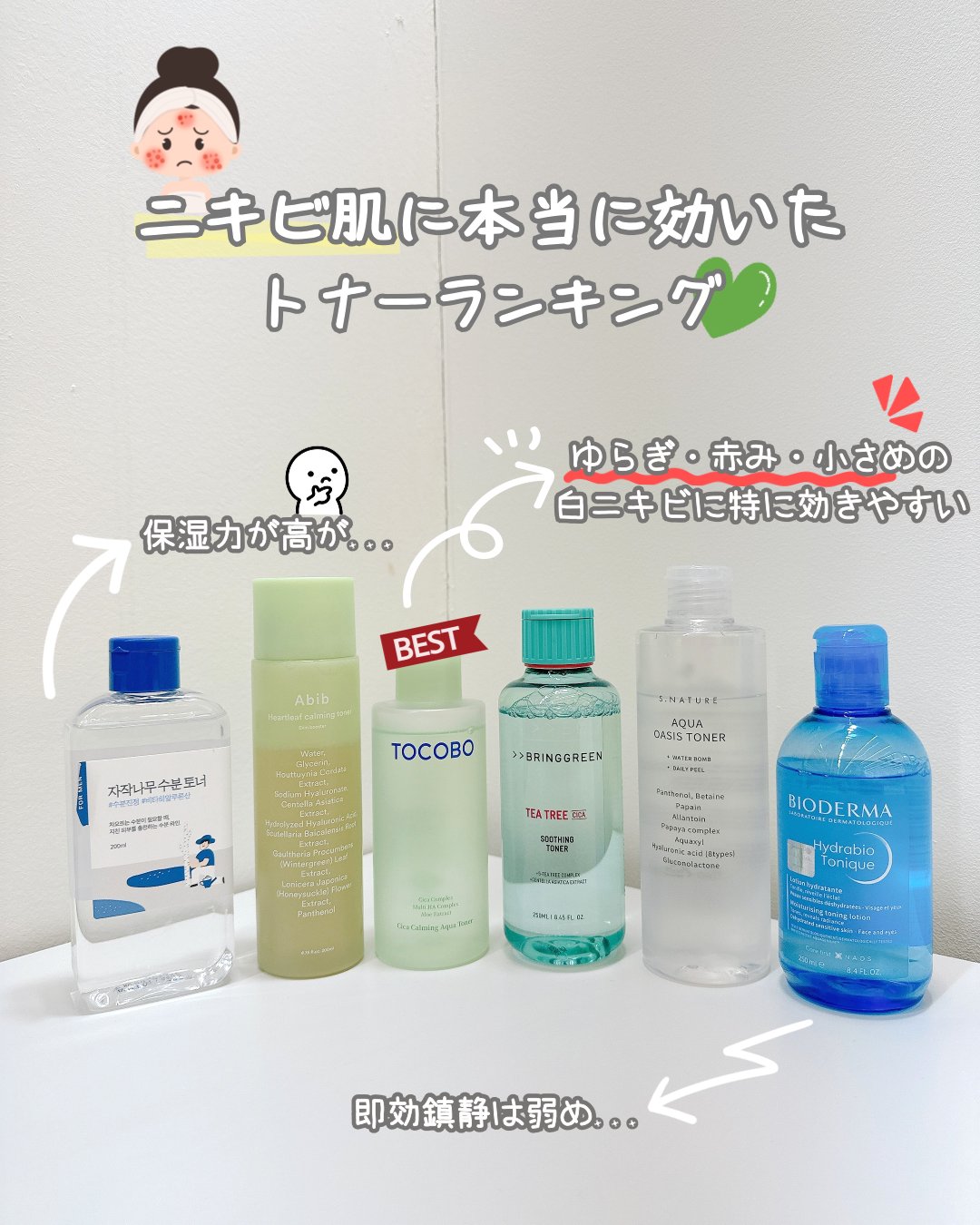 ドクダミカーミングトナー スキンブースター/Abib /ブースター・導入液を使ったクチコミ（1枚目）