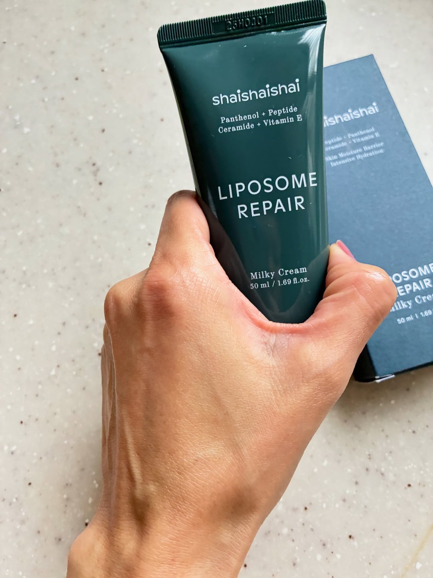 リポソームリペア ミルキークリーム/shaishaishai/フェイスクリームを使ったクチコミ(3枚目)
