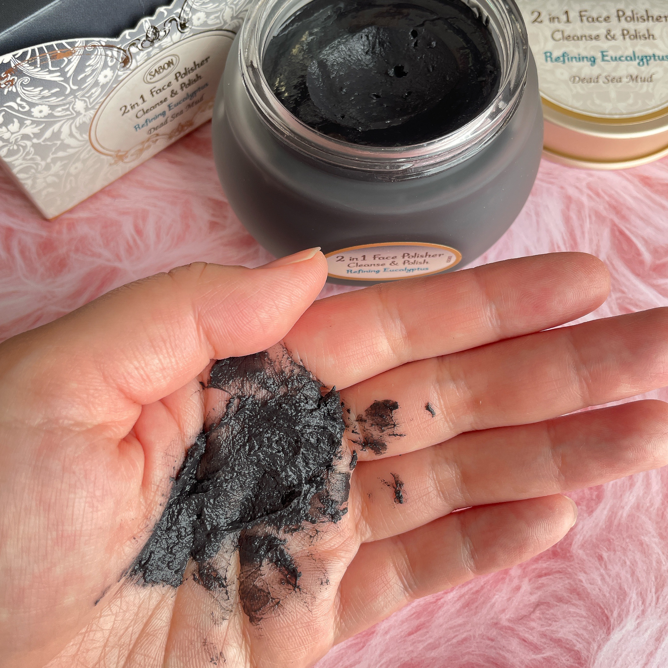 フェイスポリッシャー クラリファイング /SABON/スクラブ・ゴマージュを使ったクチコミ（3枚目）