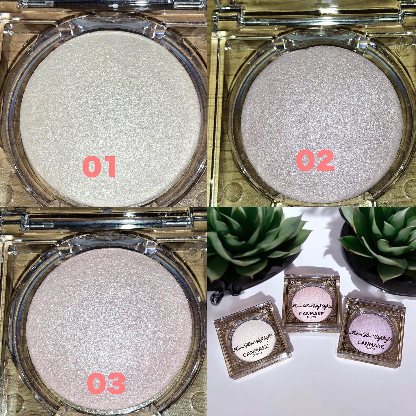 ムーングロウハイライター/キャンメイク/ハイライトを使ったクチコミ（2枚目）