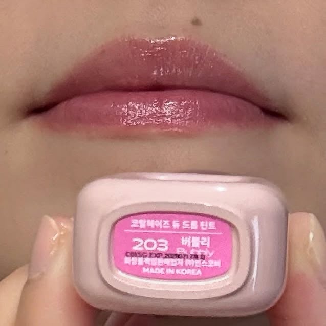 デュー ドロップ ティント/Coralhaze/リップティントを使ったクチコミ(10枚目)