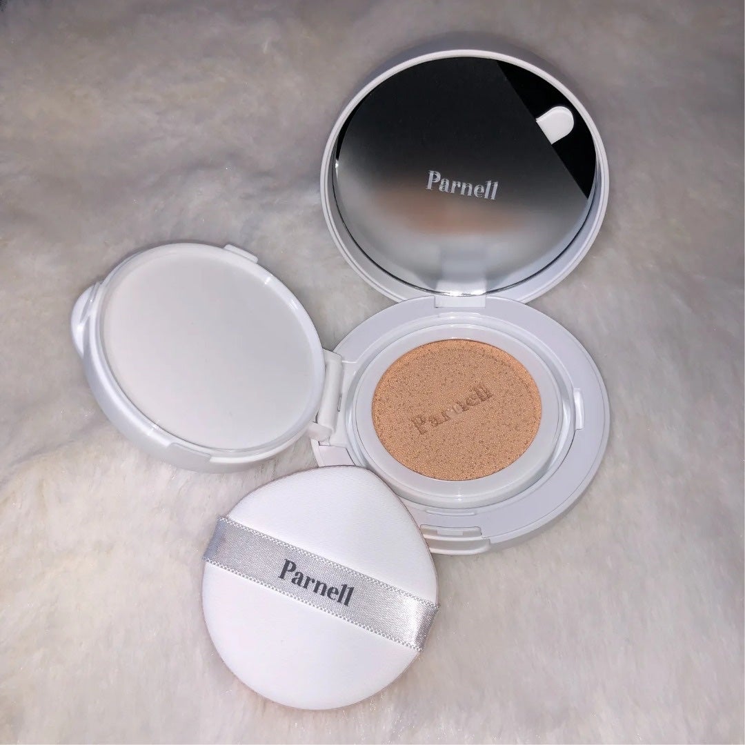 シカマヌ セラム クッションファンデ/parnell/クッションファンデーションを使ったクチコミ(2枚目)