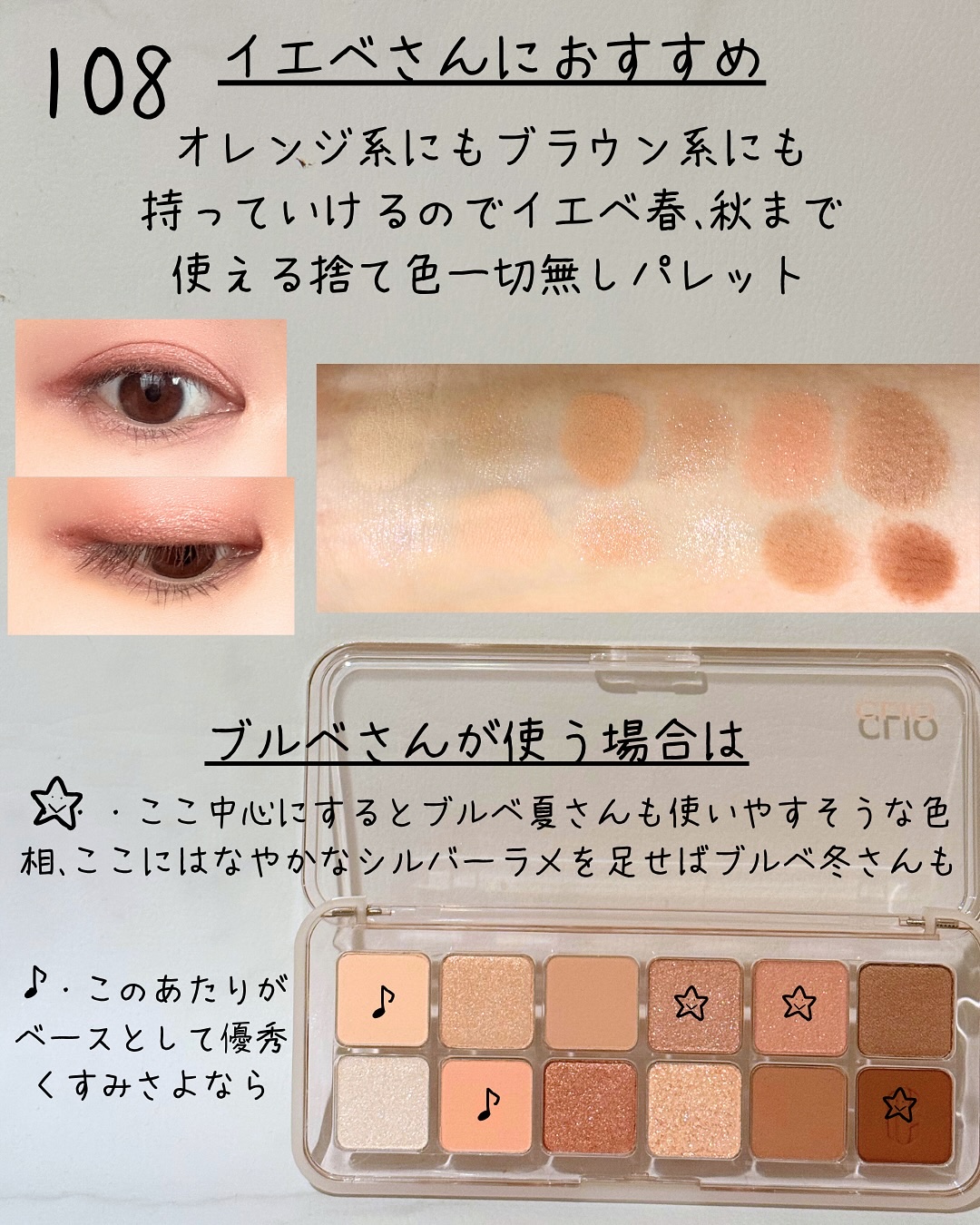 プロ アイ パレット エアー/CLIO/アイシャドウパレットを使ったクチコミ（3枚目）