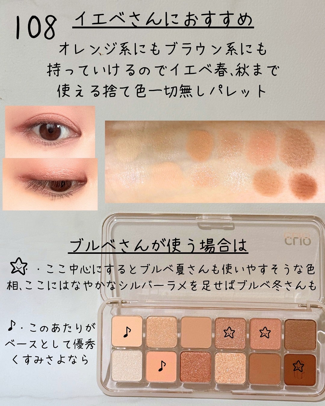 プロ アイ パレット エアー/CLIO/アイシャドウパレットを使ったクチコミ(3枚目)