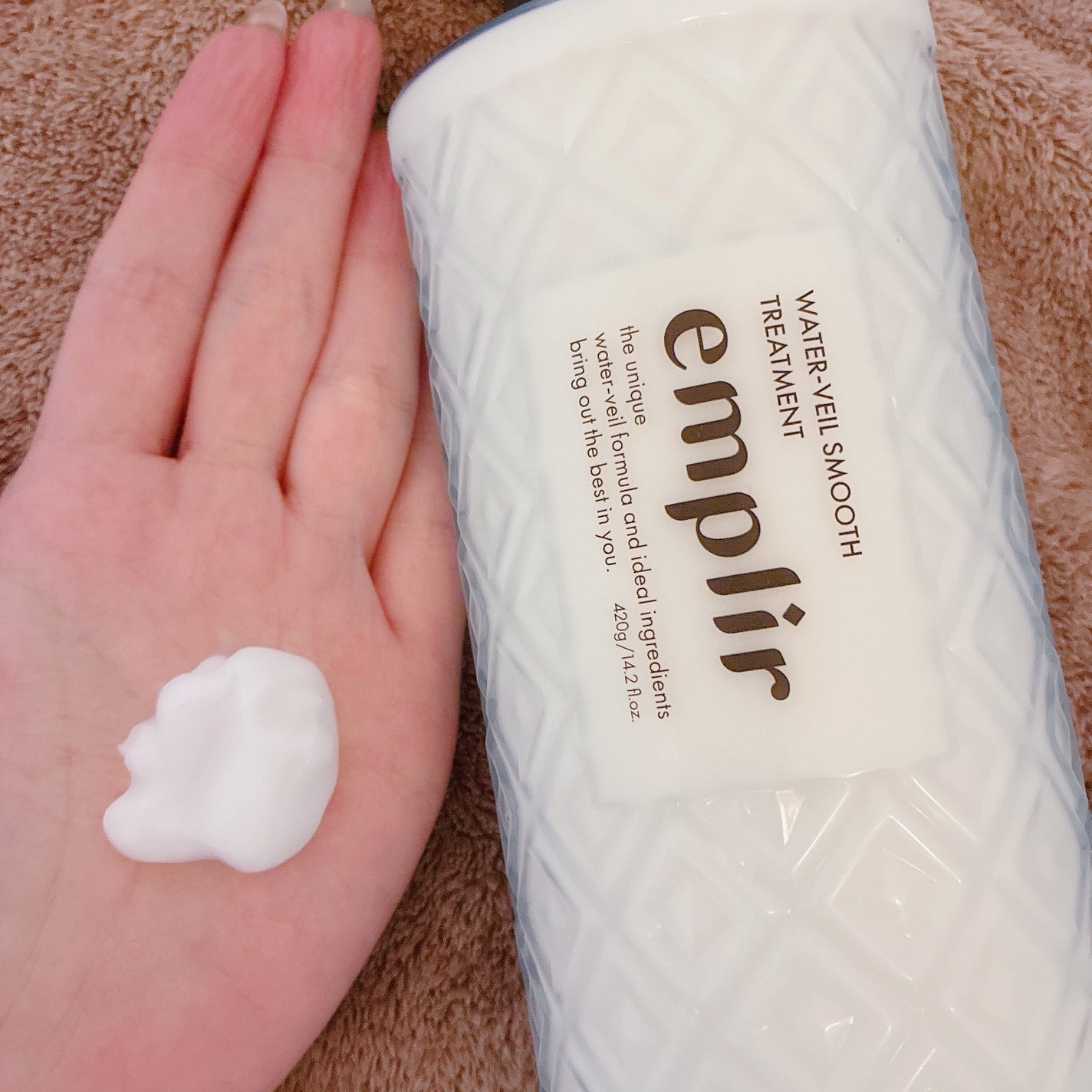 ウォーターベール スムース シャンプー/トリートメント/emplir/市販シャンプーを使ったクチコミ(3枚目)