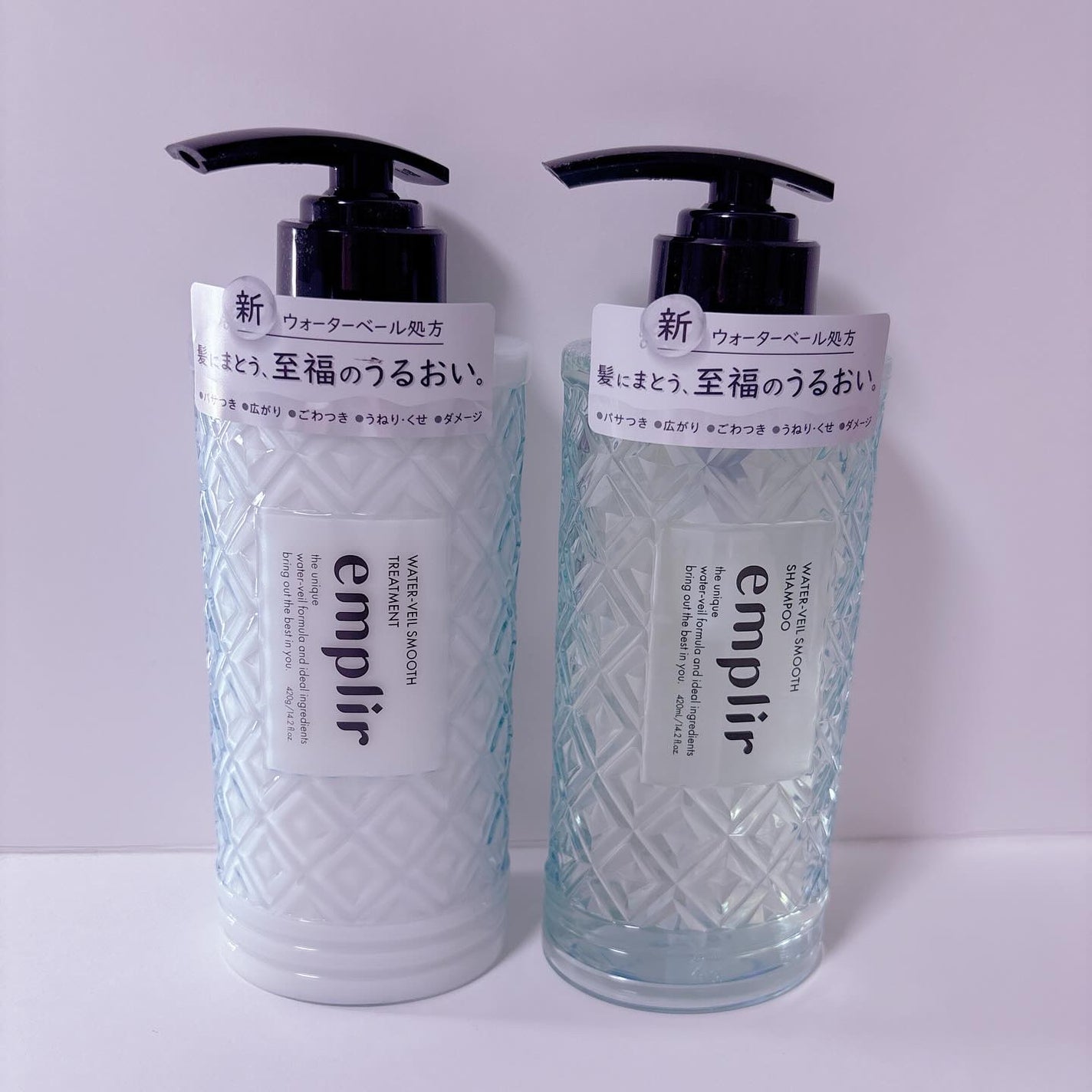 ウォーターベール スムース シャンプー/トリートメント/emplir/市販シャンプーを使ったクチコミ(2枚目)