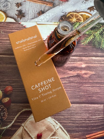 カフェインショット ビタC トーニングセラム/shaishaishai/美容液を使ったクチコミ(3枚目)