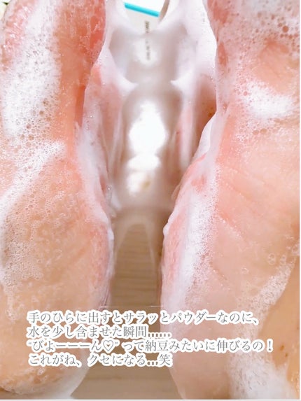 サミュ ガラクトポア チューイー パウダーウォッシュ/SAM'U/洗顔パウダーを使ったクチコミ(5枚目)