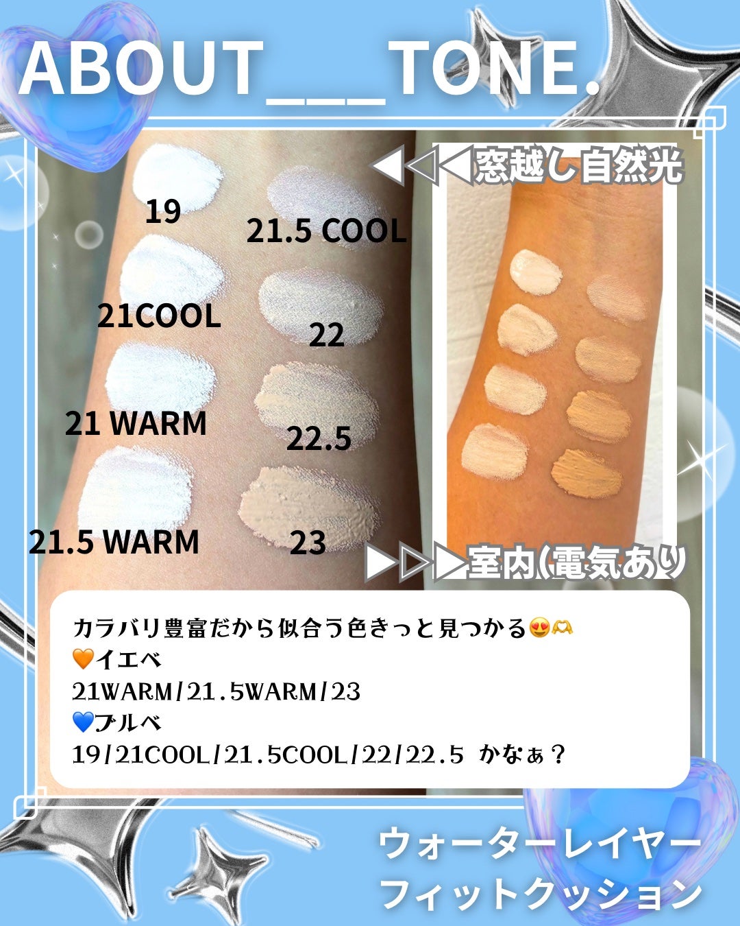 スキンレイヤーフィットクッション/ABOUT TONE/クッションファンデーションを使ったクチコミ(3枚目)