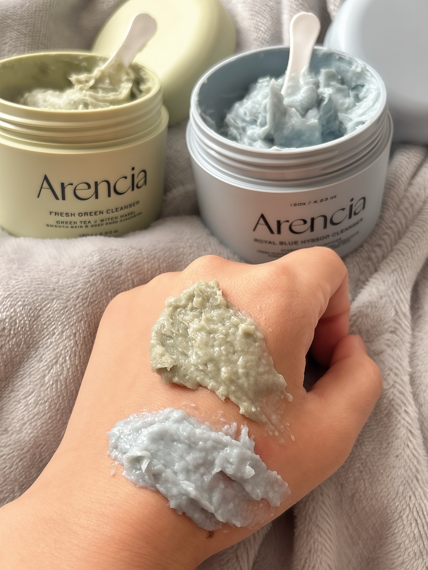 アレンシアフレッシュもちソープ「ロイヤルブルーヒソップ」/アレンシア/その他洗顔料を使ったクチコミ（2枚目）