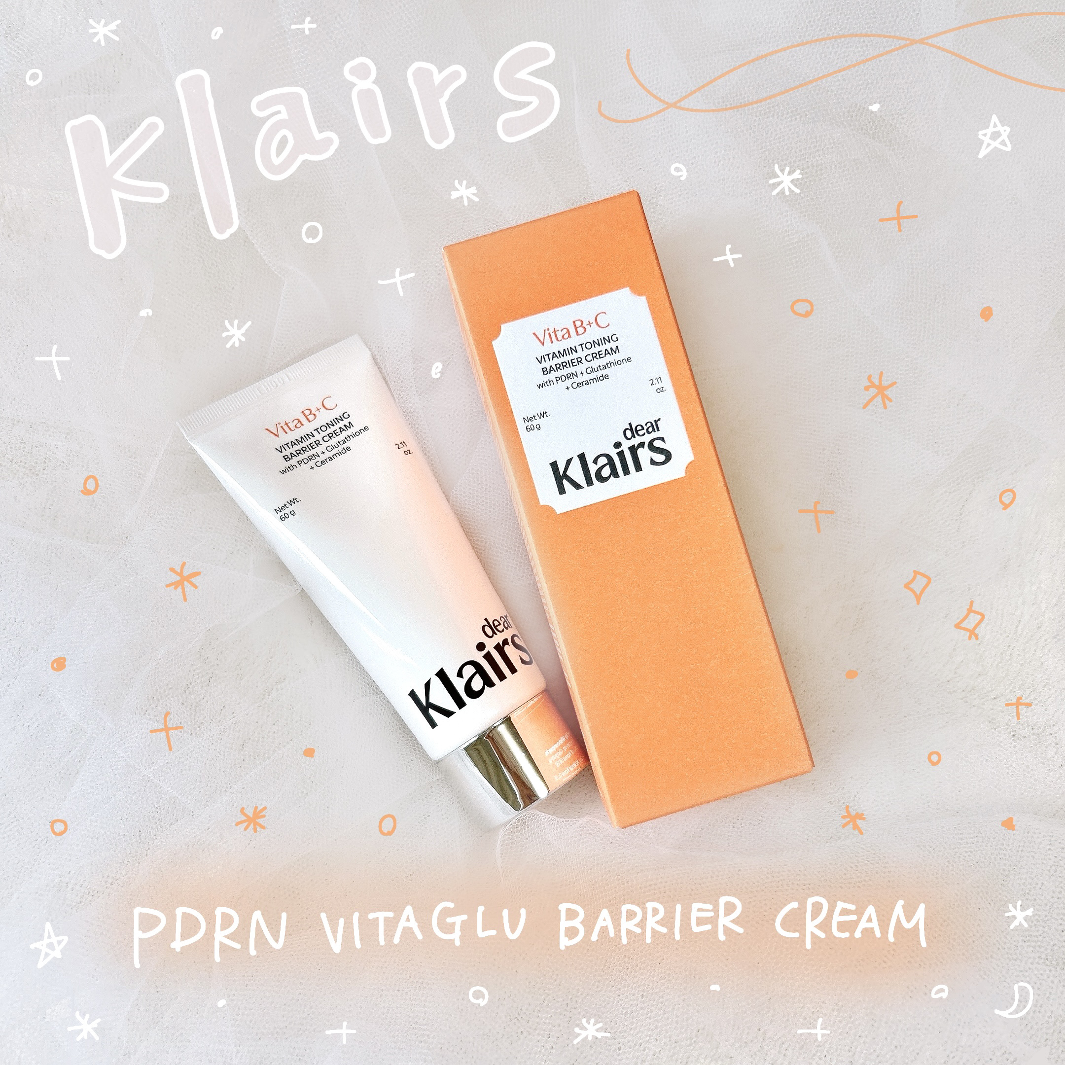 PDRN ビタグル バリアクリーム/Klairs/フェイスクリームを使ったクチコミ（1枚目）