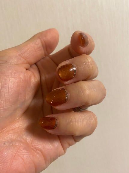 マグネティフラッシュジェル/emena/ジェルネイルを使ったクチコミ(4枚目)