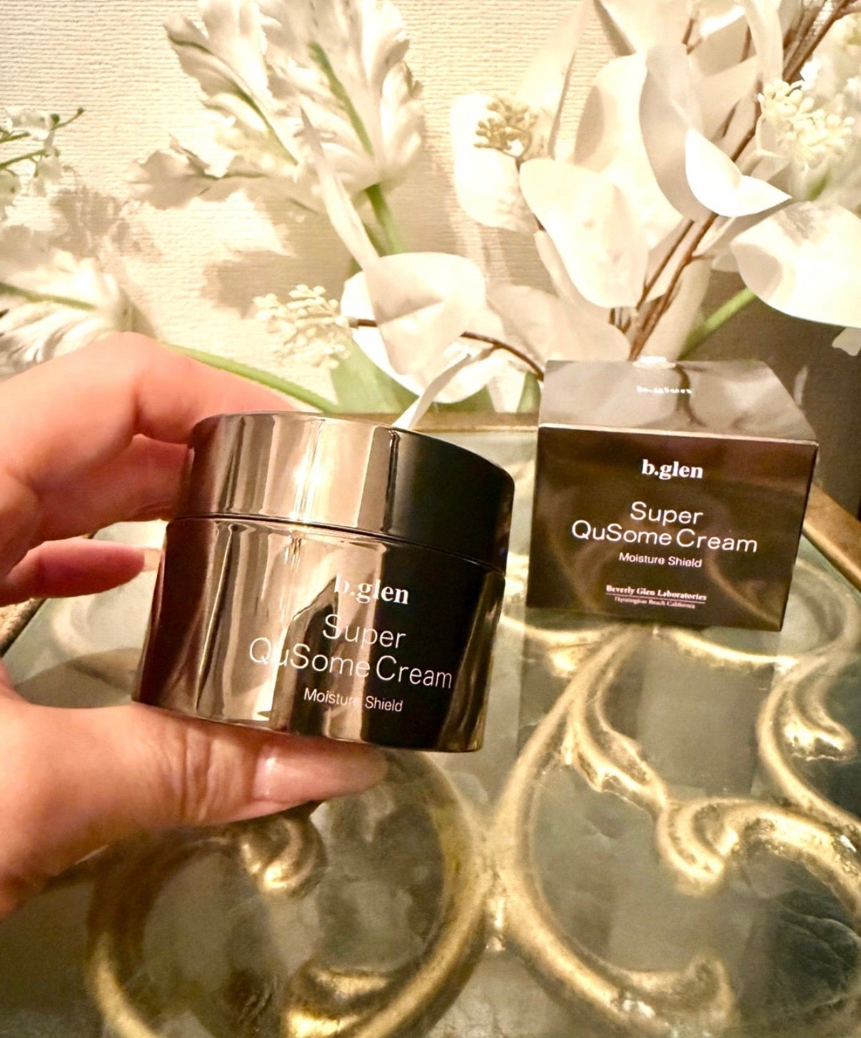 スーパーQuSomeクリーム/b.glen/フェイスクリームを使ったクチコミ(1枚目)