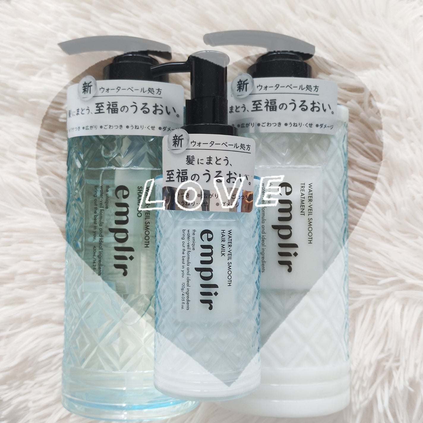 ウォーターベール スムース シャンプー/トリートメント/emplir/市販シャンプーを使ったクチコミ(1枚目)