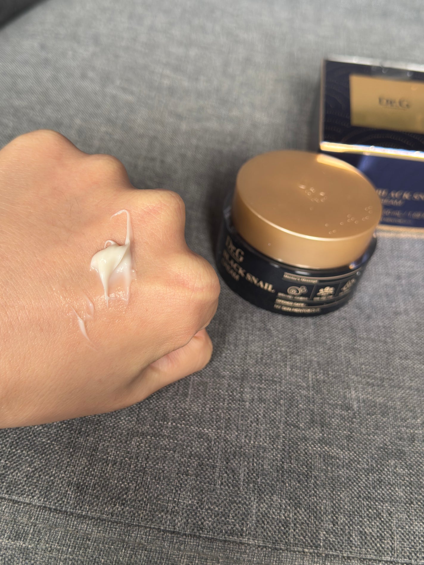 ブラックスネイル クリーム/Dr.G/フェイスクリームを使ったクチコミ(1枚目)