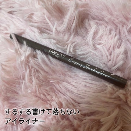 クリーミータッチライナー/キャンメイク/ジェルアイライナーを使ったクチコミ(1枚目)