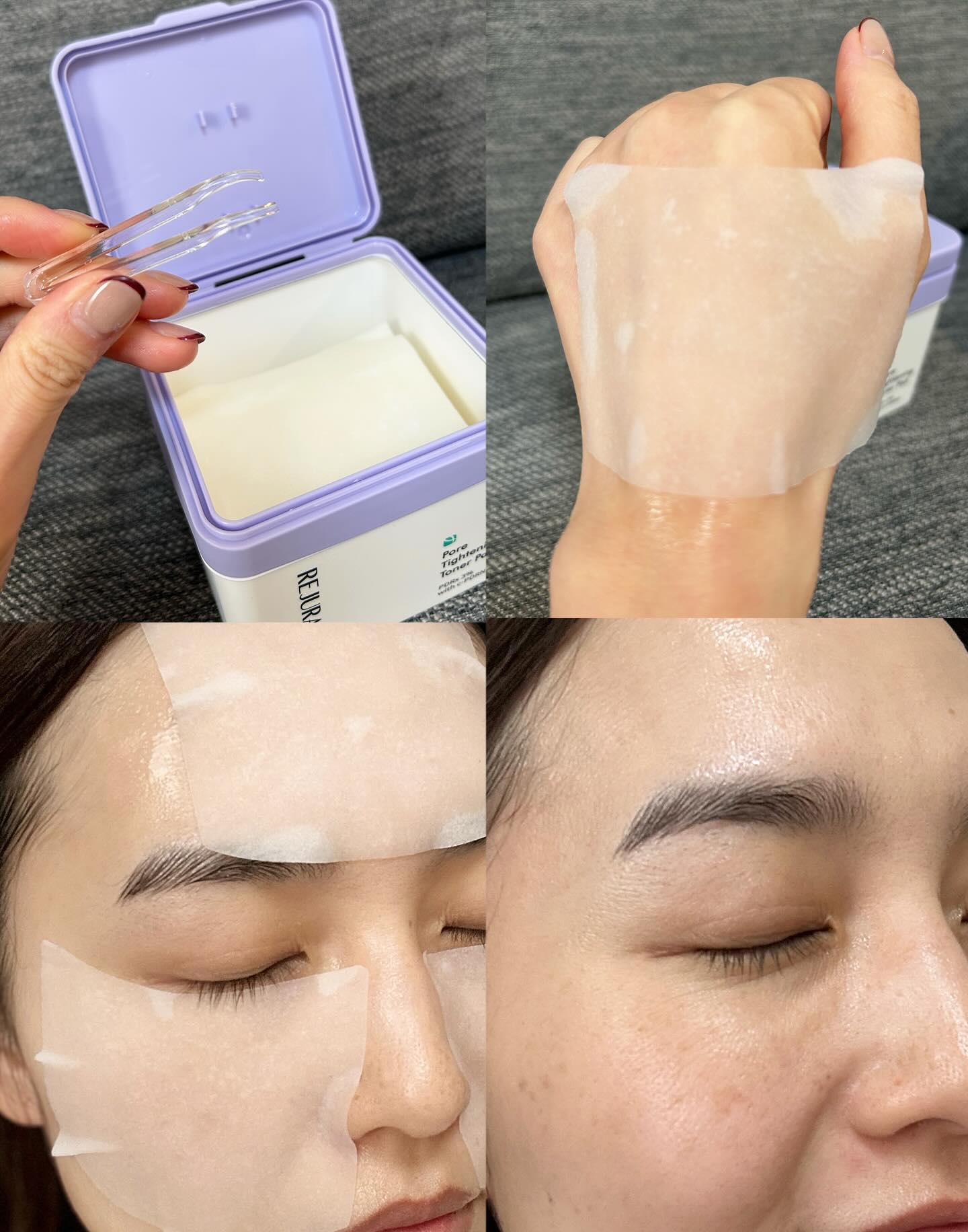 REJURAN ポアタイトニングトナーパッド 60枚入/REJURAN COSMETICS/トナーパッドを使ったクチコミ（2枚目）